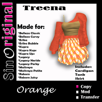 Second Life Marketplace - Treena [ORANGE]
